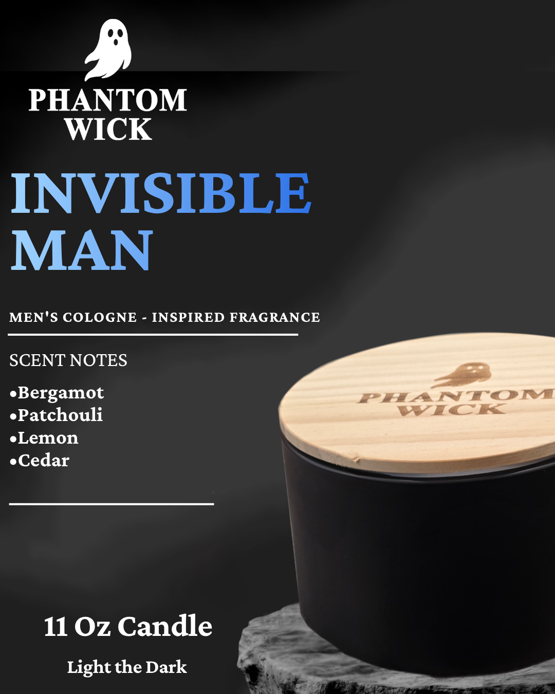 Invisible Man Candle