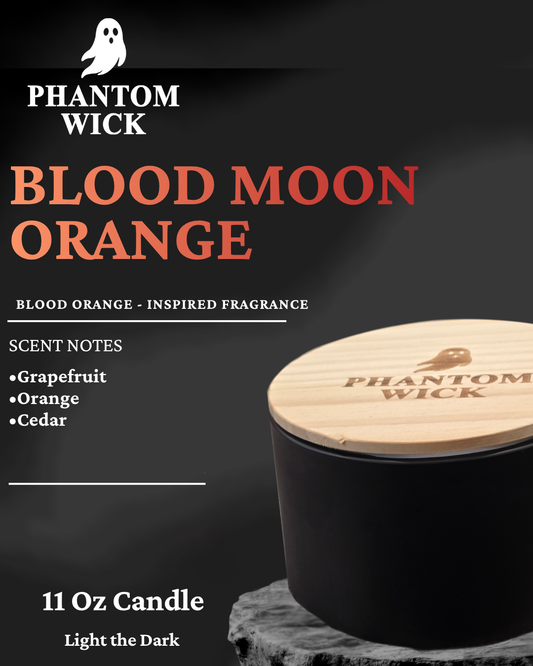 Blood Moon Orange Candle